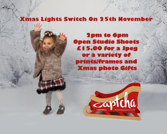 Christmas Lights Switch on & Free Winter Wonderland Shoots