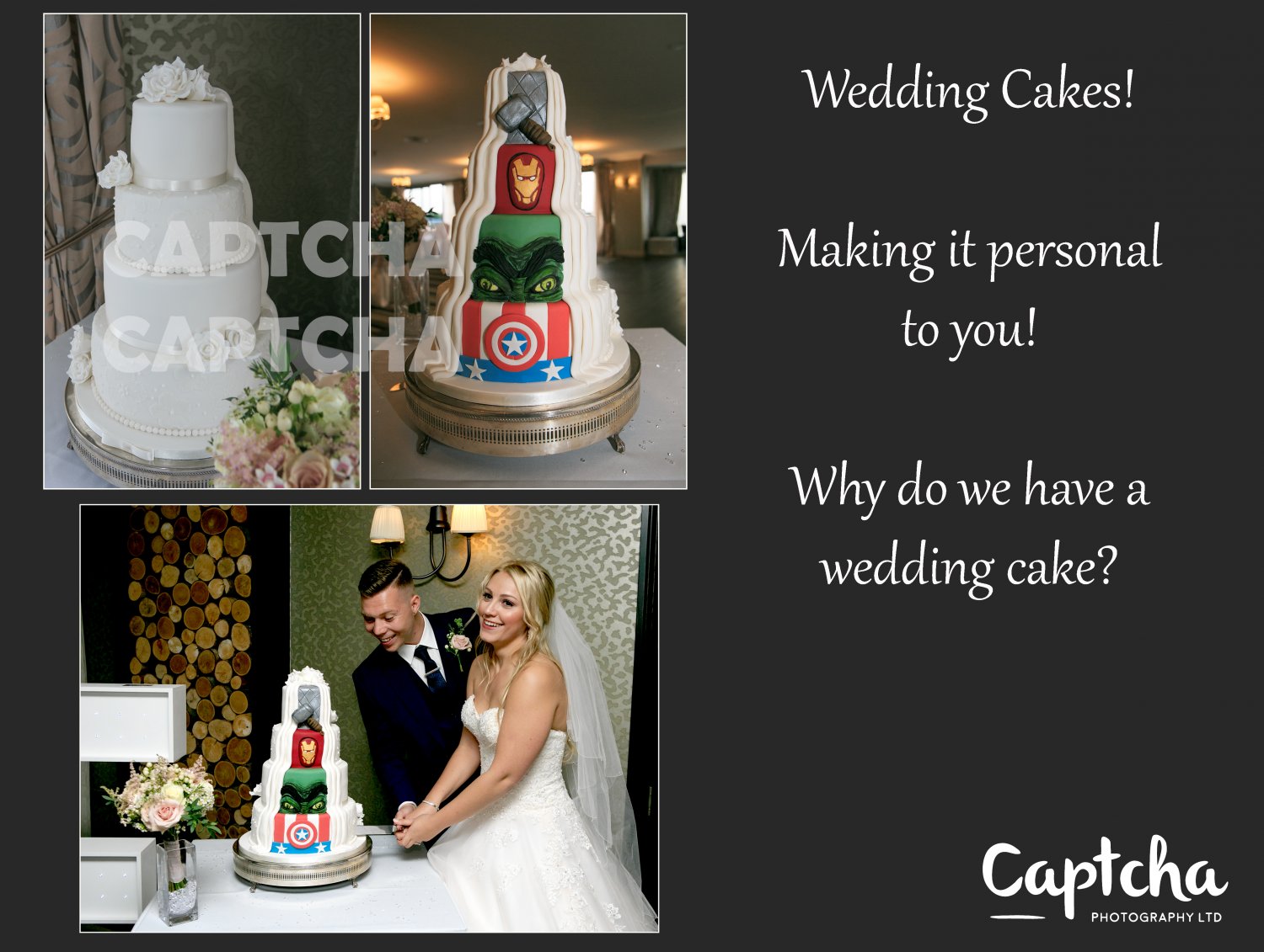 Wedding Cakes - making it personal to you! 